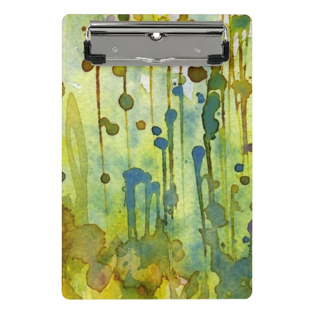 abstract background mini clipboard (Front)