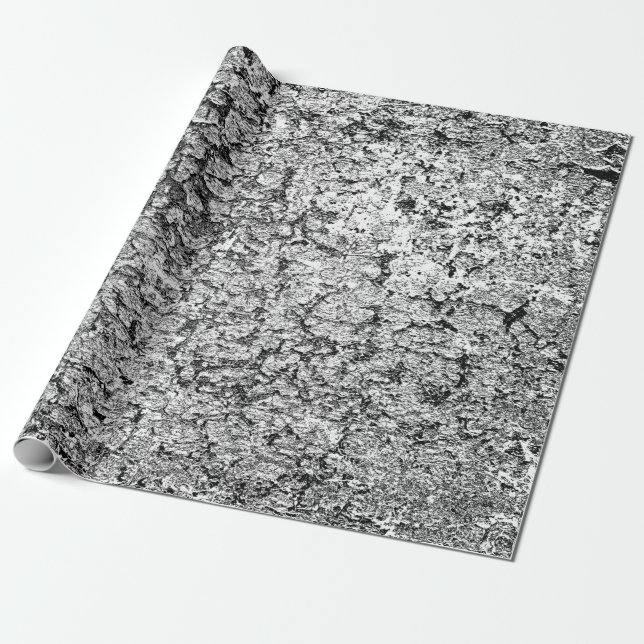 Abstract background. Monochrome texture. Image inc Wrapping Paper (Unrolled)