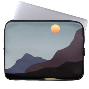 Abstract background painting laptop sleeve