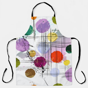 abstract background pattern, with circles, lines,  apron