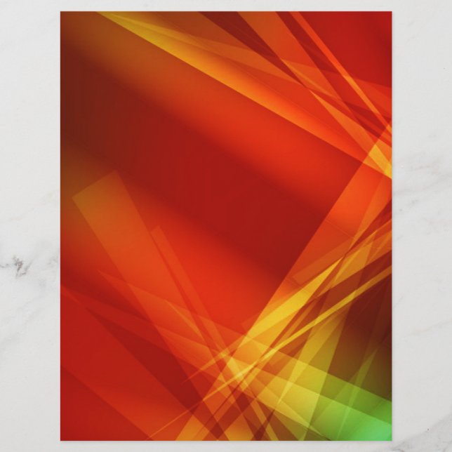 Abstract-Background RED YELLOW GREEN DIGITAL RANDO Flyer (Front)