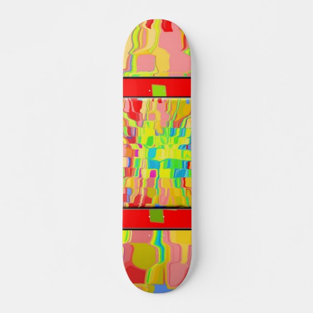 Abstract Background Skateboard (Front)