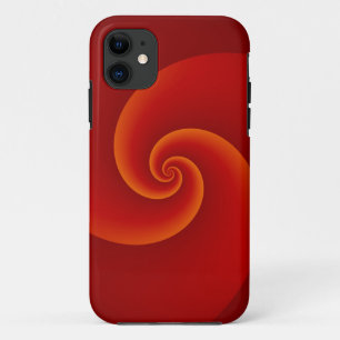 Abstract Background Spirals soft III iPhone 11 Case