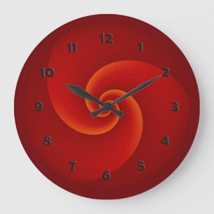 Abstract Background Spirals soft III Large Clock