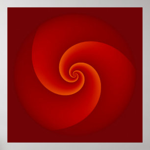Abstract Background Spirals soft III Poster