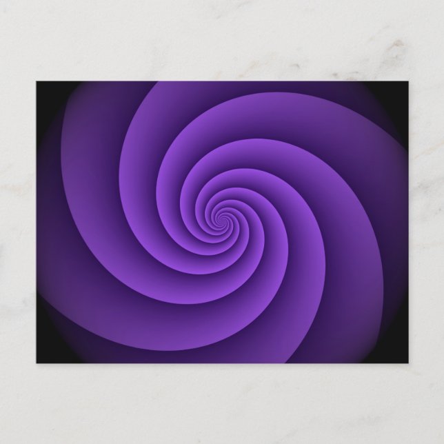 Abstract Background Spirals soft IV Postcard (Front)