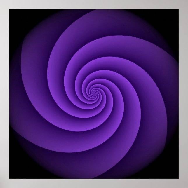 Abstract Background Spirals soft IV Poster (Front)