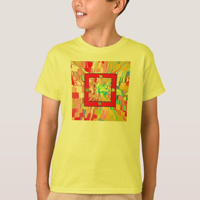 Abstract Background T-Shirt (Front)