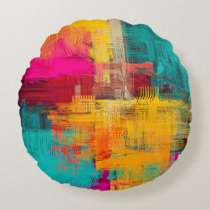 Abstract background texture. 2d illustration. Expr Round Cushion