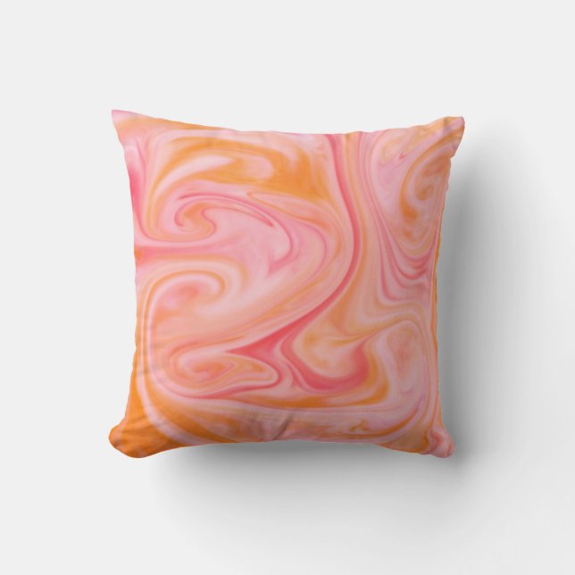 Abstract background texture of swirling or flowing cushion (Front)