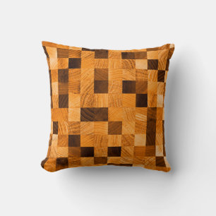 Abstract background texture of wood from the end s cushion