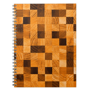 Abstract background texture of wood from the end s notebook