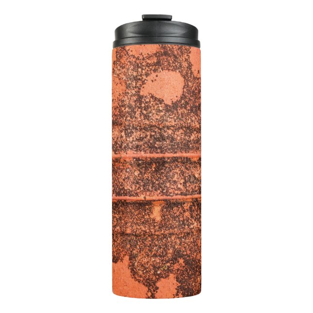 Abstract background textureabstract, aged, antique thermal tumbler (Front)