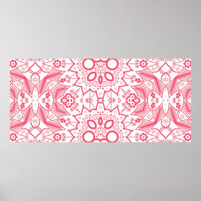 Abstract background wallpaper design and pattern3d poster (Front)
