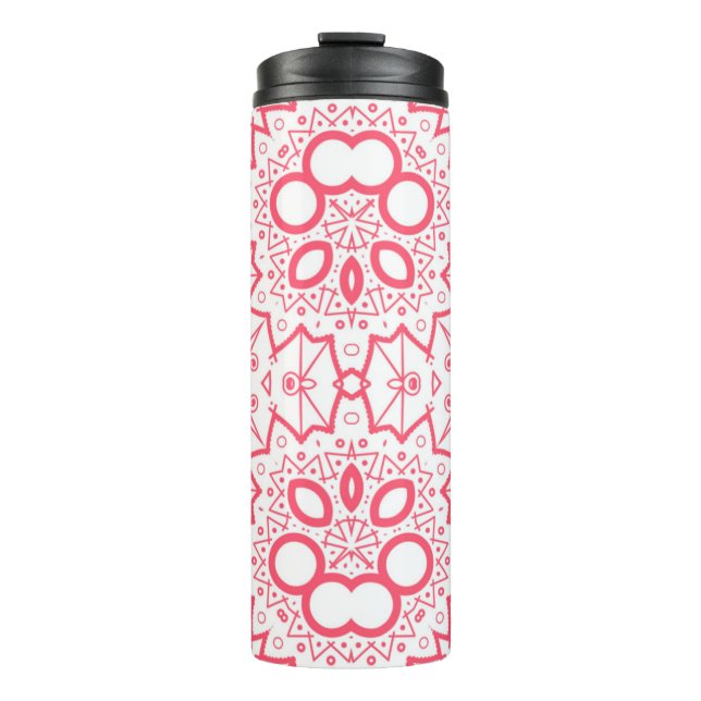 Abstract background wallpaper design and pattern3d thermal tumbler (Front)