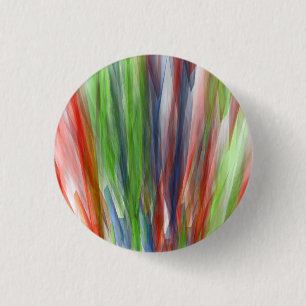 Abstract background with colourful crystals 3 cm round badge