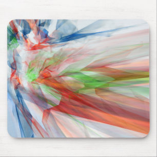 Abstract background with colourful crystals mouse pad