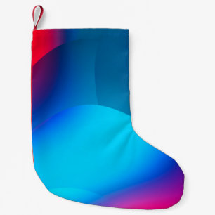 Abstract background with colourful gradient. Vibra Small Christmas Stocking
