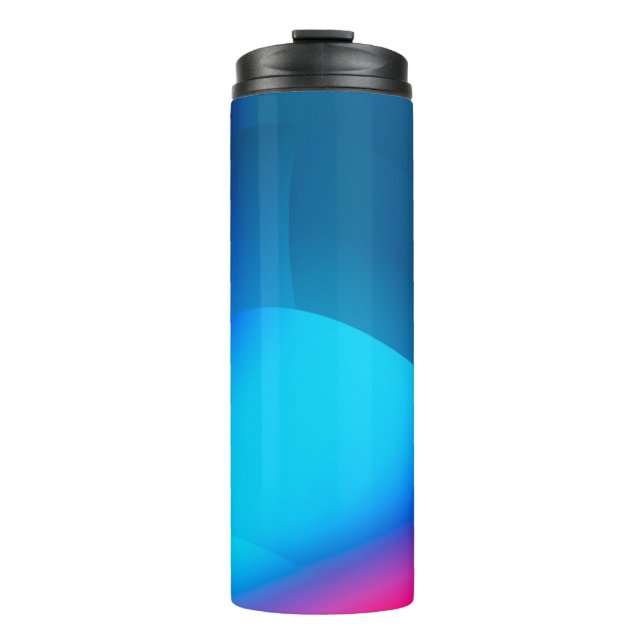 Abstract background with colourful gradient. Vibra Thermal Tumbler (Front)