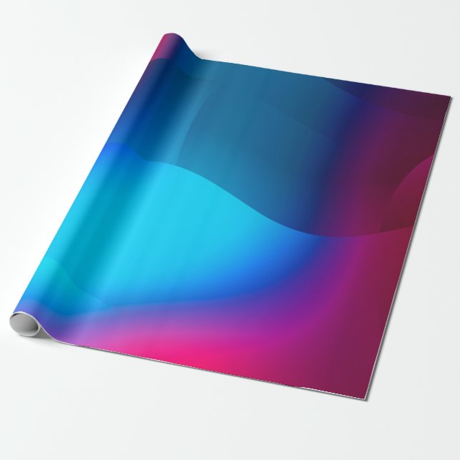 Abstract background with colourful gradient. Vibra Wrapping Paper (Unrolled)