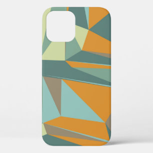 Abstract background with colourful trianglesabstra iPhone 12 case