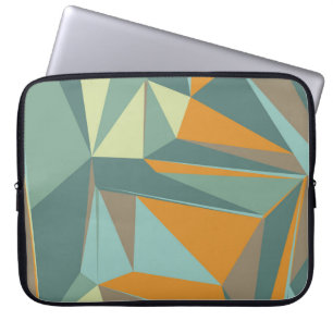 Abstract background with colourful trianglesabstra laptop sleeve