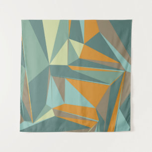 Abstract background with colourful trianglesabstra tapestry