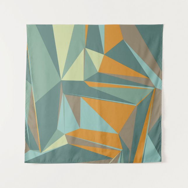 Abstract background with colourful trianglesabstra tapestry (Front)