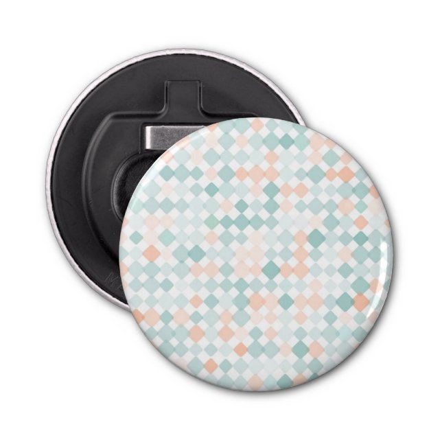 Abstract background with mixed small spots bottle opener (Front)