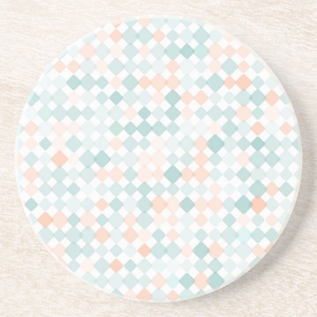 Abstract background with mixed small spots coaster (Front)