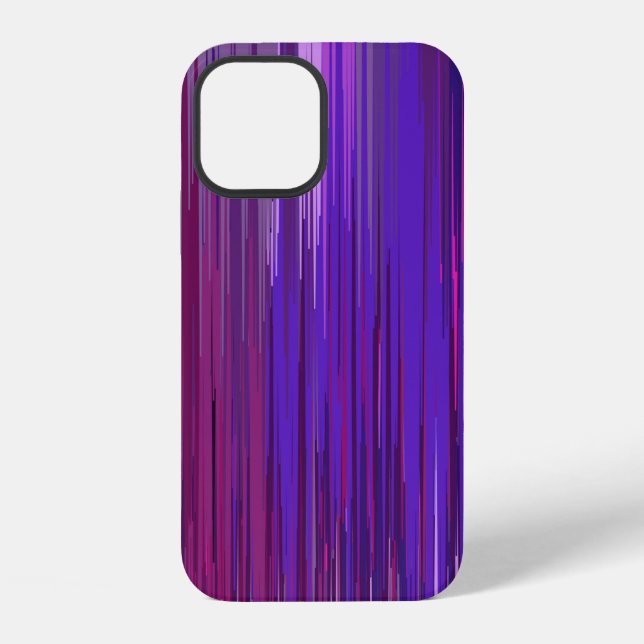 Abstract background with thin purple vertical line iPhone case (Back)