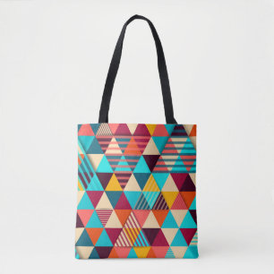Abstract background with triangle shapes. Modern g Tote Bag