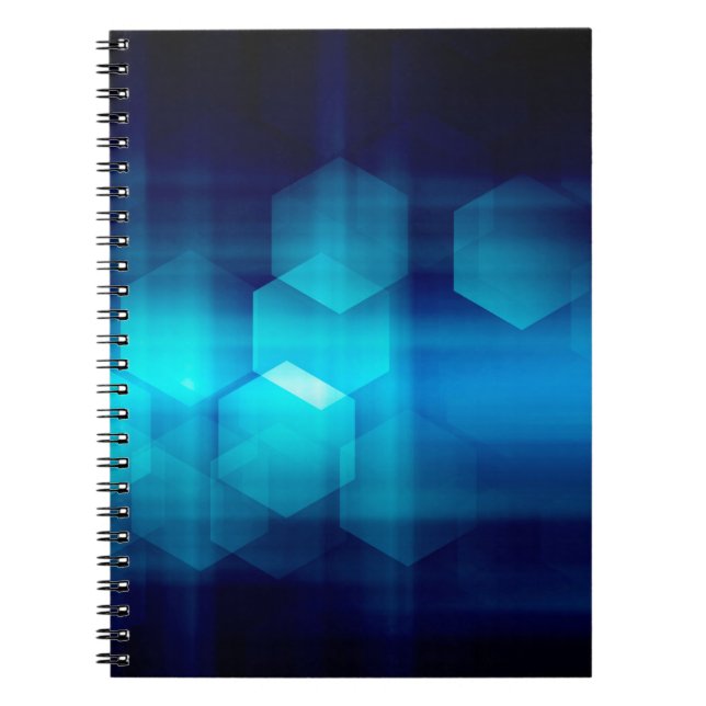 abstract backgrounds, Abstract matrix like backgro Notebook (Front)