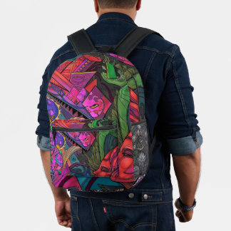 Abstract backpack 