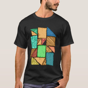 Abstract Baklava Mosaic Arabic Greek Dessert Pastr T-Shirt