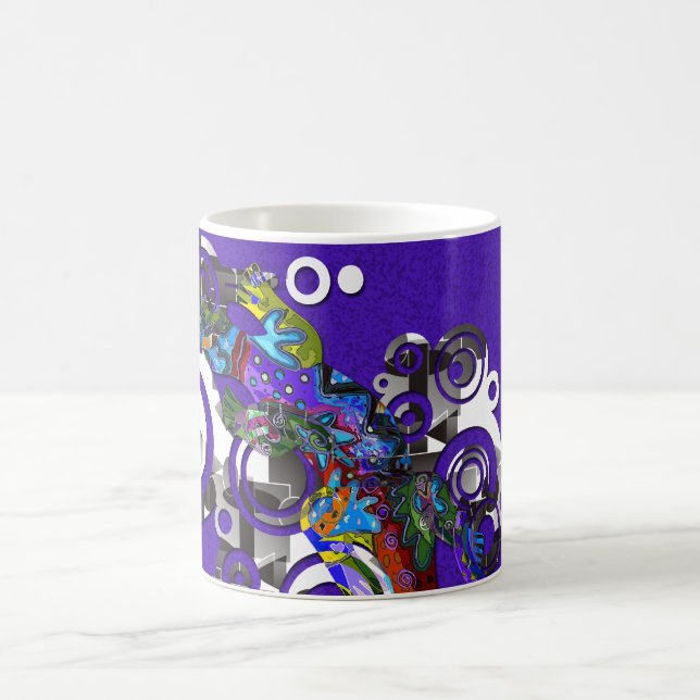 Abstract BALI Gecko Coffee Mug (Center)