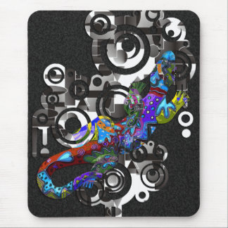 Abstract BALI Gecko Mouse Pad