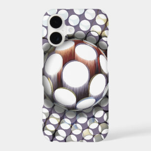 Abstract Ball Over Background