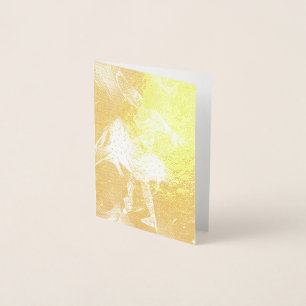Abstract Ballerina Swan Lake Foil Card
