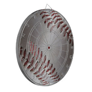 Abstract Baseball Stitches Dartboard