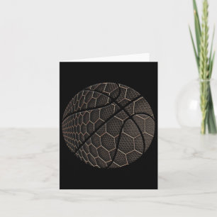 Abstract Basketball Design - Motivational Sports - Card