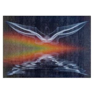Abstract Bat Silhouette Cutting Board