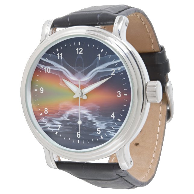 Abstract Bat Silhouette Watch (Angled)