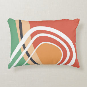 Abstract bauhaus art retro artwork decorative cushion