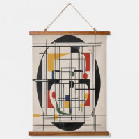 Abstract Bauhaus Geometric Modern Minimalist Art