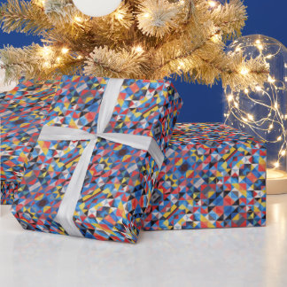 Abstract Bauhaus Pattern Art Wrapping Paper