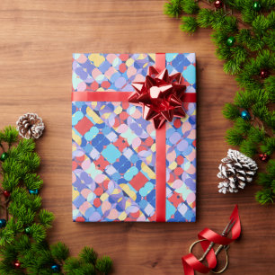 Abstract Bauhaus Pattern Art Wrapping Paper