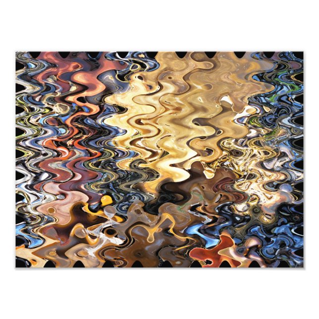 ABSTRACT BEACH PHOTO PRINT (Front)