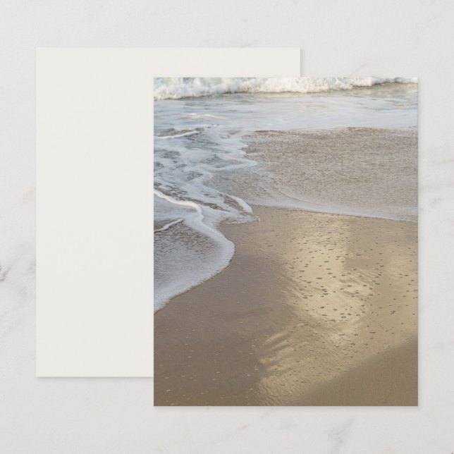 Abstract beach sand texture Scrapbook Paper (Front/Back)