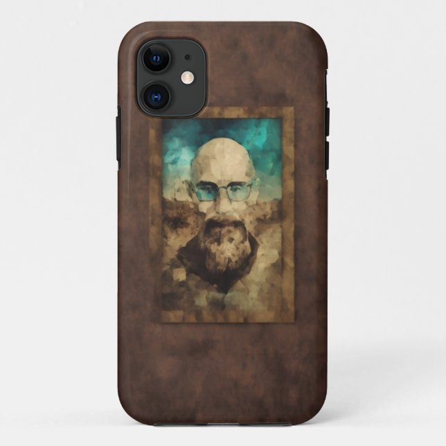 Abstract Bearded Portrait Mobile Case (Back)